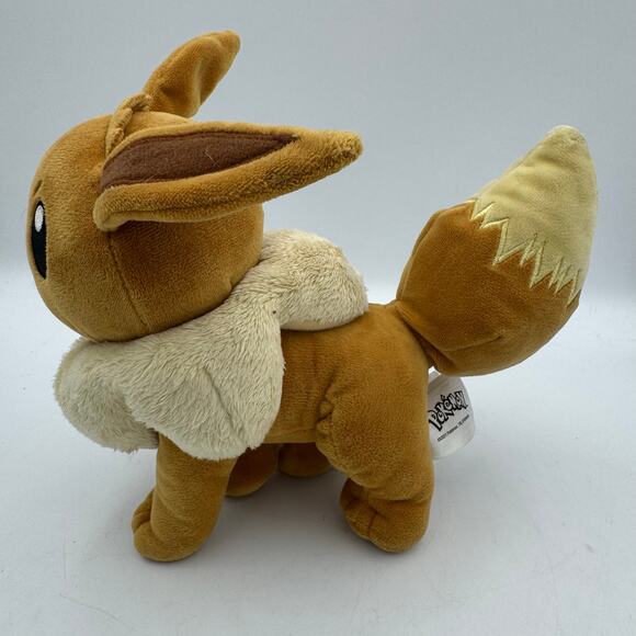 Pokémon Center Eevee Plush Stuffed Animal 8” 2021 Nintendo Authentic - Picture 2 of 9
